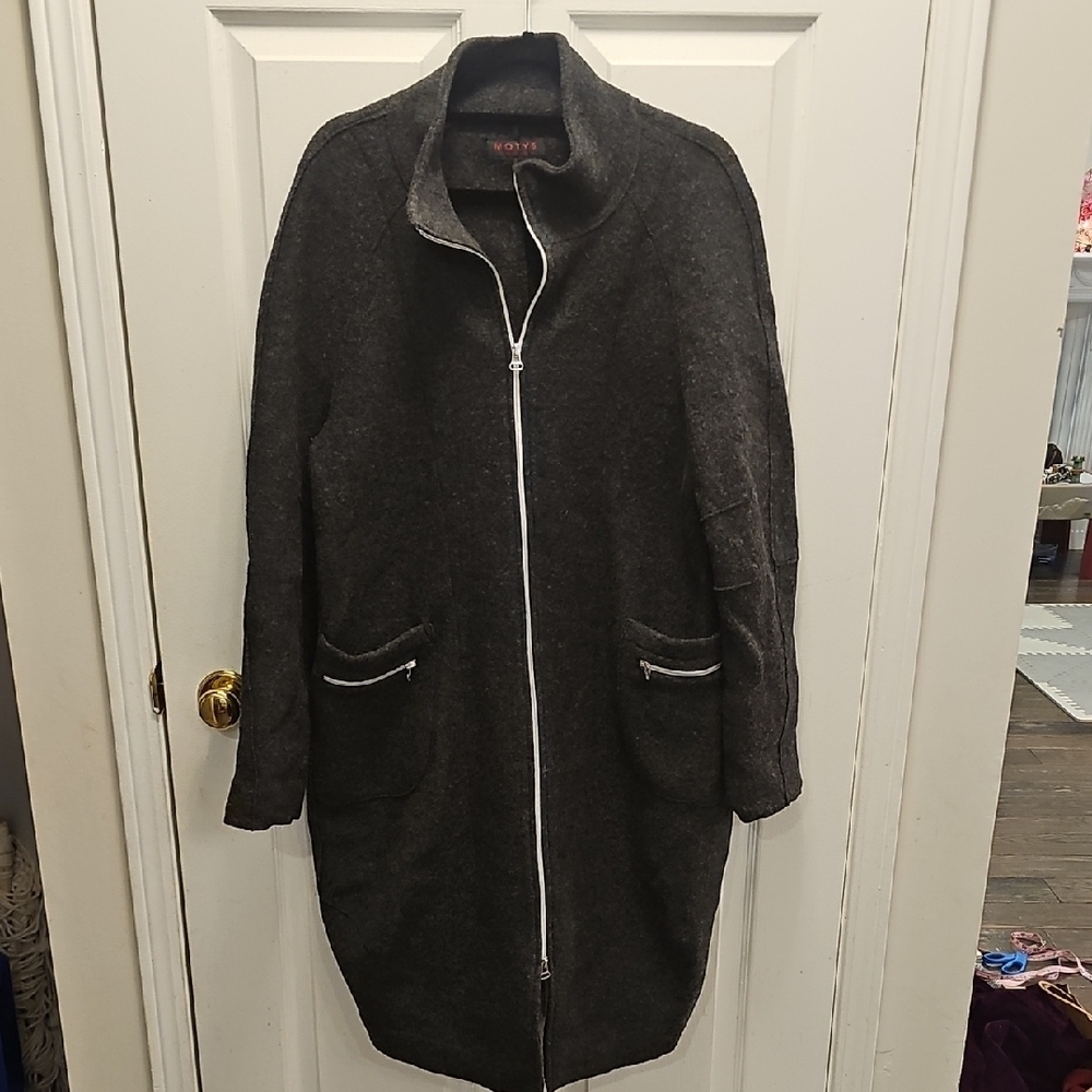 Wool Charcoal Grey Jacket